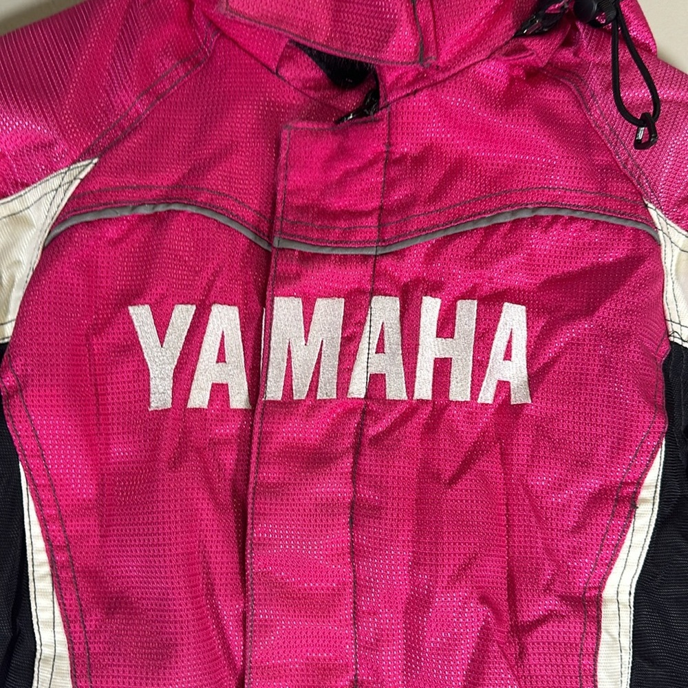 Yamaha Youth Adventure Hooded Jacket Size 6 Pink Black - Picture 2 of 8